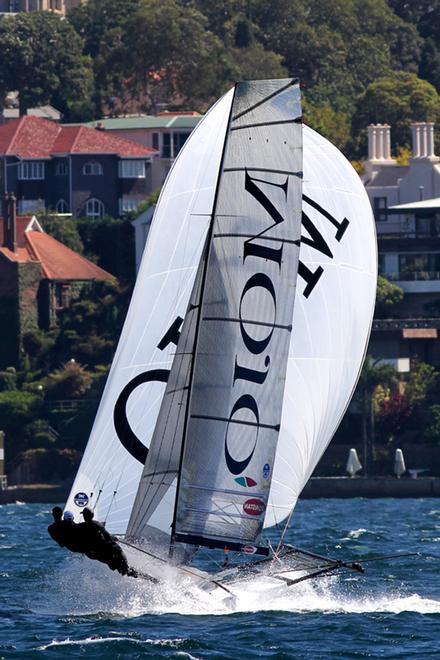 Mojo wine -  2014 JJ Giltinan 18ft Skiff Championship © Frank Quealey /Australian 18 Footers League http://www.18footers.com.au